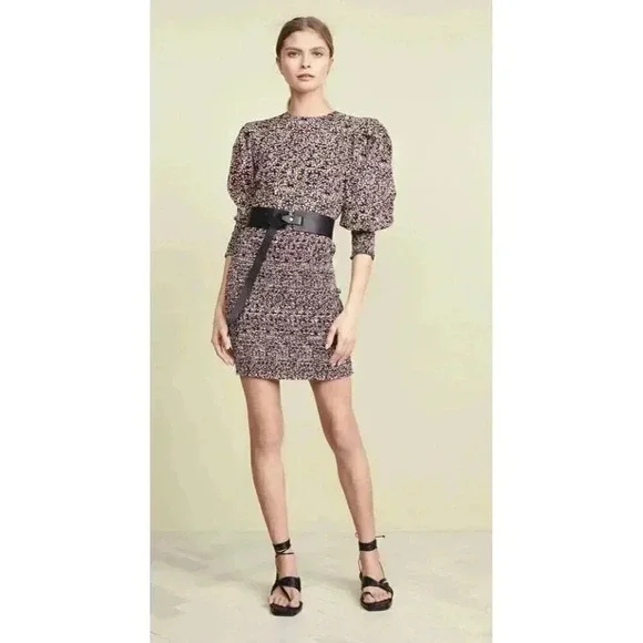 NEW! Rebecca Minkoff Women's S Tabby Micro-Floral Mini Dress NWT $248 - Picture 1 of 3